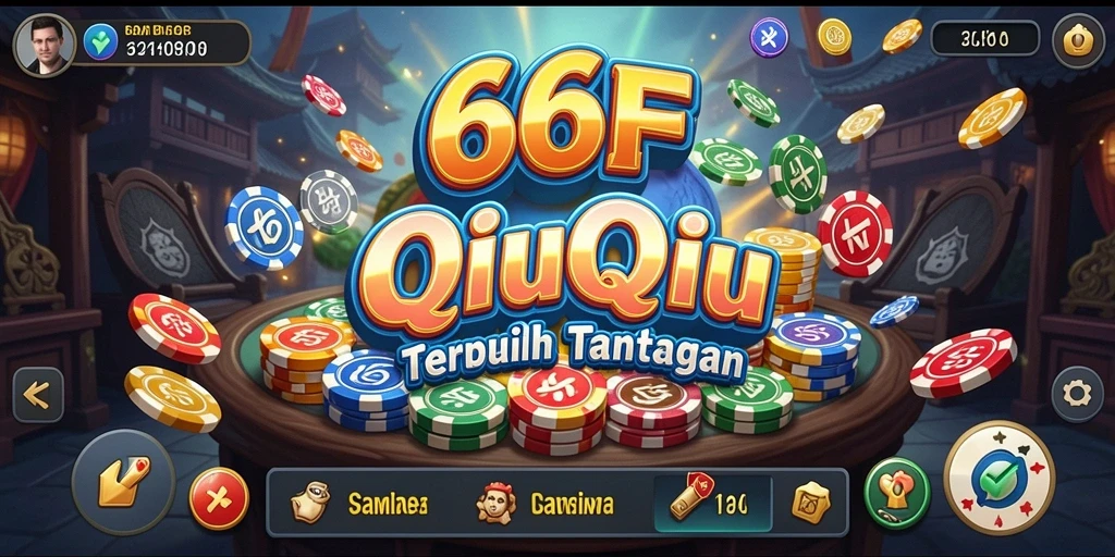 Screenshot gameplay QiuQiu menampilkan kartu yang sedang dimainkan.