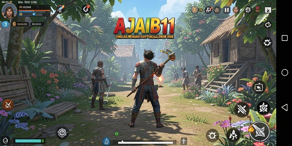 Tampilan gameplay AJAIB11 yang menarik dan interaktif.