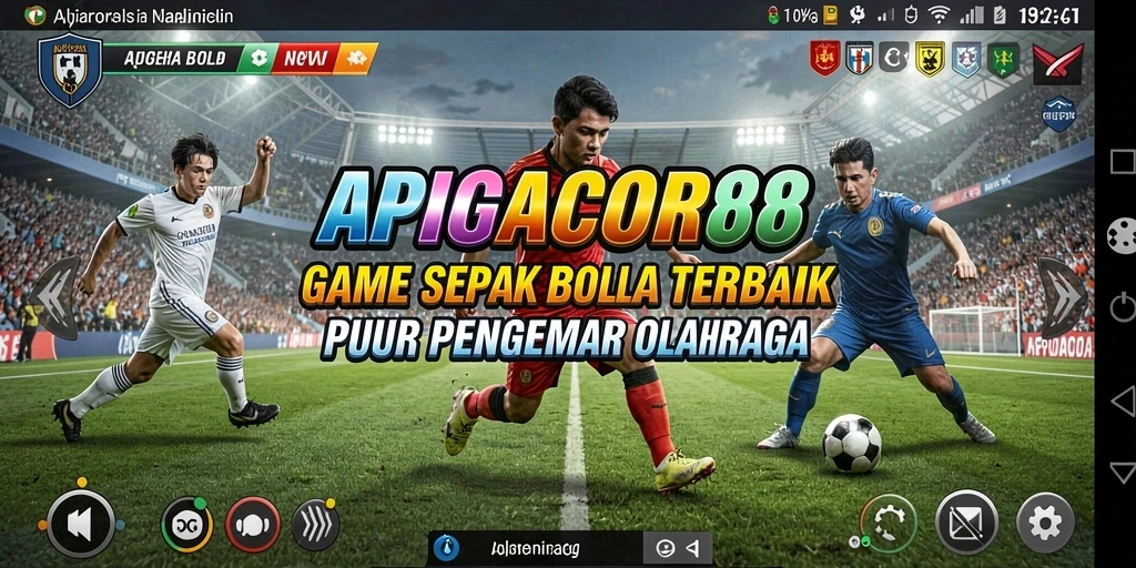 Screenshot gameplay <strong>APIGACOR88</strong> dengan aksi seru di lapangan.