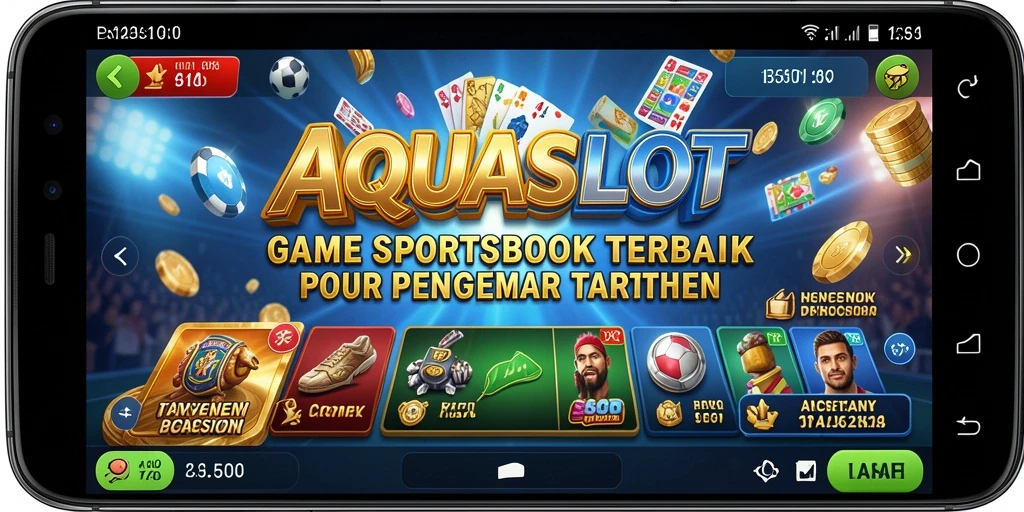 Screenshot gameplay AQUASLOT menampilkan pengalaman bertaruh yang seru.