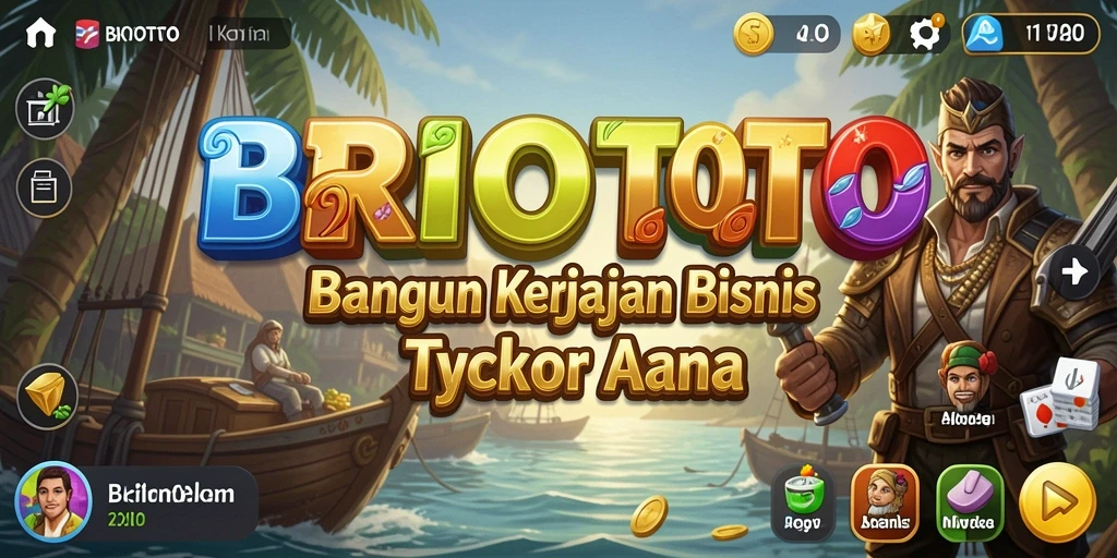 Tampilan gameplay BRIOTOTO dengan elemen Tycoon yang menarik.