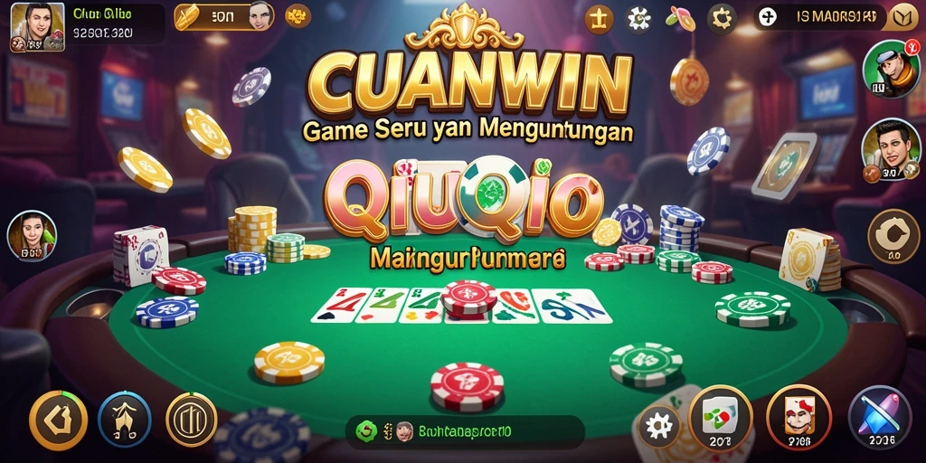 Tampilan gameplay QiuQiu dalam CUANWIN yang mengasyikkan.
