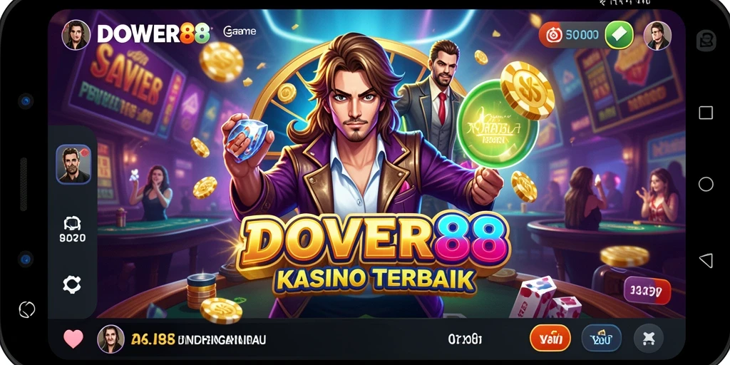 Screenshot DOWER88 menampilkan gameplay mendebarkan di Kasino.