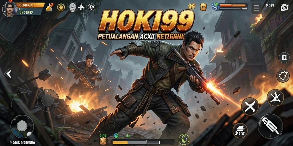 Screenshot HOKI99 menampilkan aksi mendebarkan dalam pertempuran.