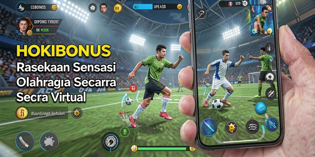 Tampilan gameplay HOKIBONUS dengan berbagai cabang olahraga yang menarik.