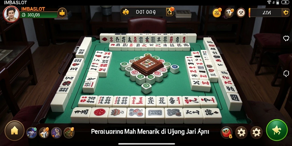 Gameplay menantang dalam game Mahjong IMBASLOT.