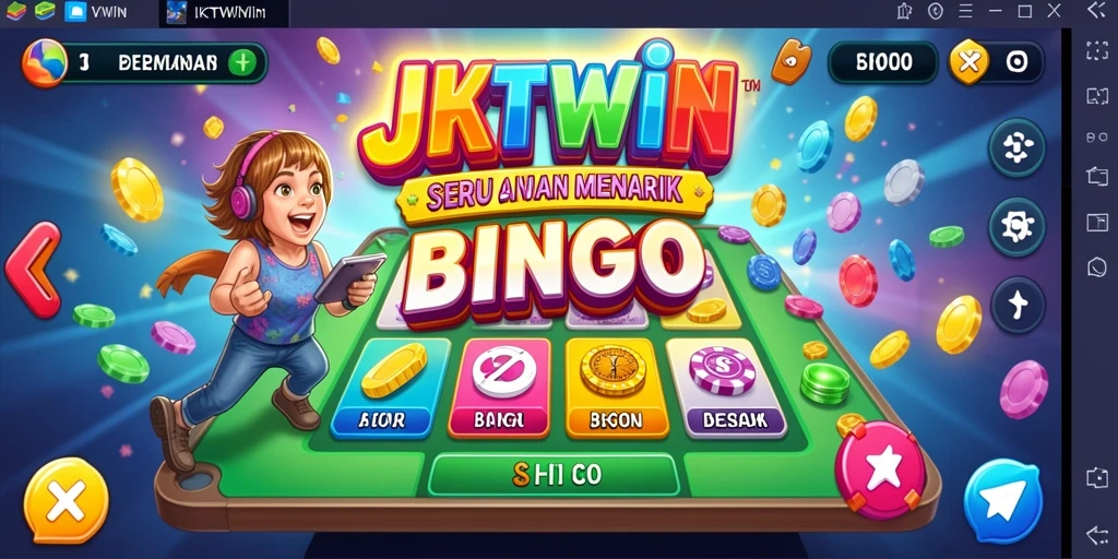 Tampilan screenshot JKTWIN yang menunjukkan serunya bermain Bingo.
