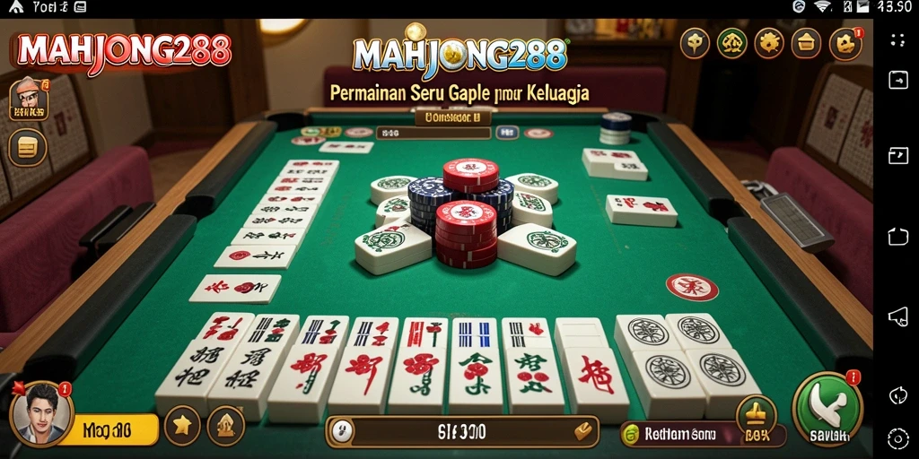 Tampilan gameplay seru dalam MAHJONG288 yang penuh tantangan.