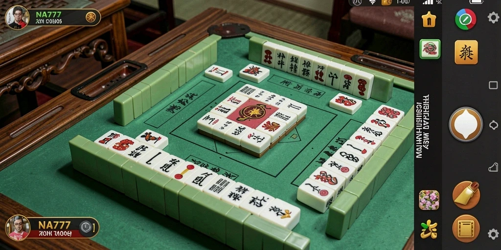 Tampilan screenshot NA777 menampilkan gameplay Mahjong yang mengasyikkan.