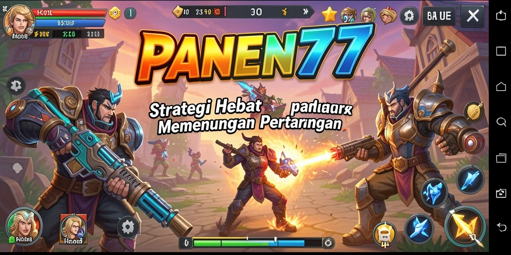 Tampilan gameplay PANEN77 yang mendebarkan dan penuh aksi strategi.