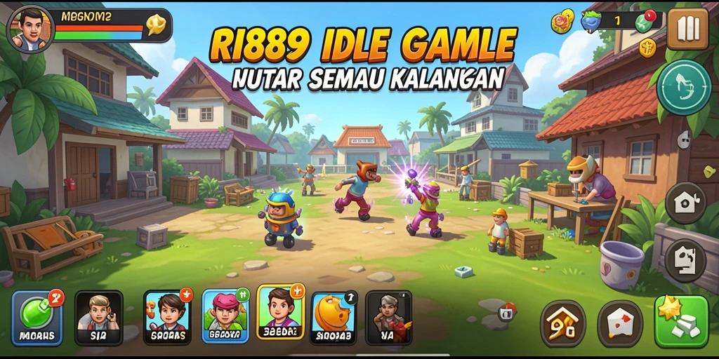 Tampilan screenshot gameplay RI889 dengan mekanisme Idle yang menarik.