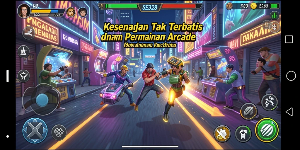 Gameplay SE328 yang seru dan penuh aksi dalam format Arcade.