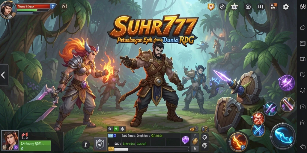 Tampilan gameplay epik dan petualangan seru di SUHU777.