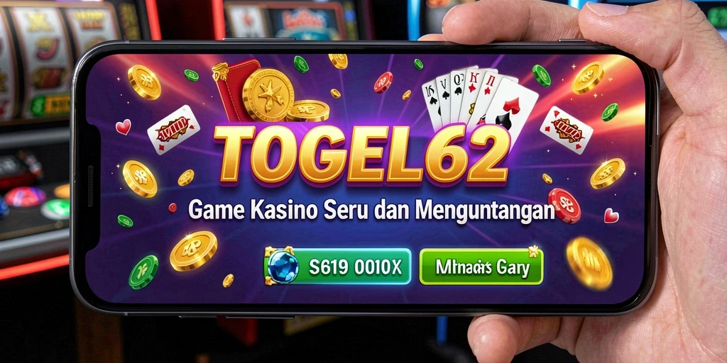 Tampilan gameplay menarik dari TOGEL62 dengan suasana kasino yang realistis.